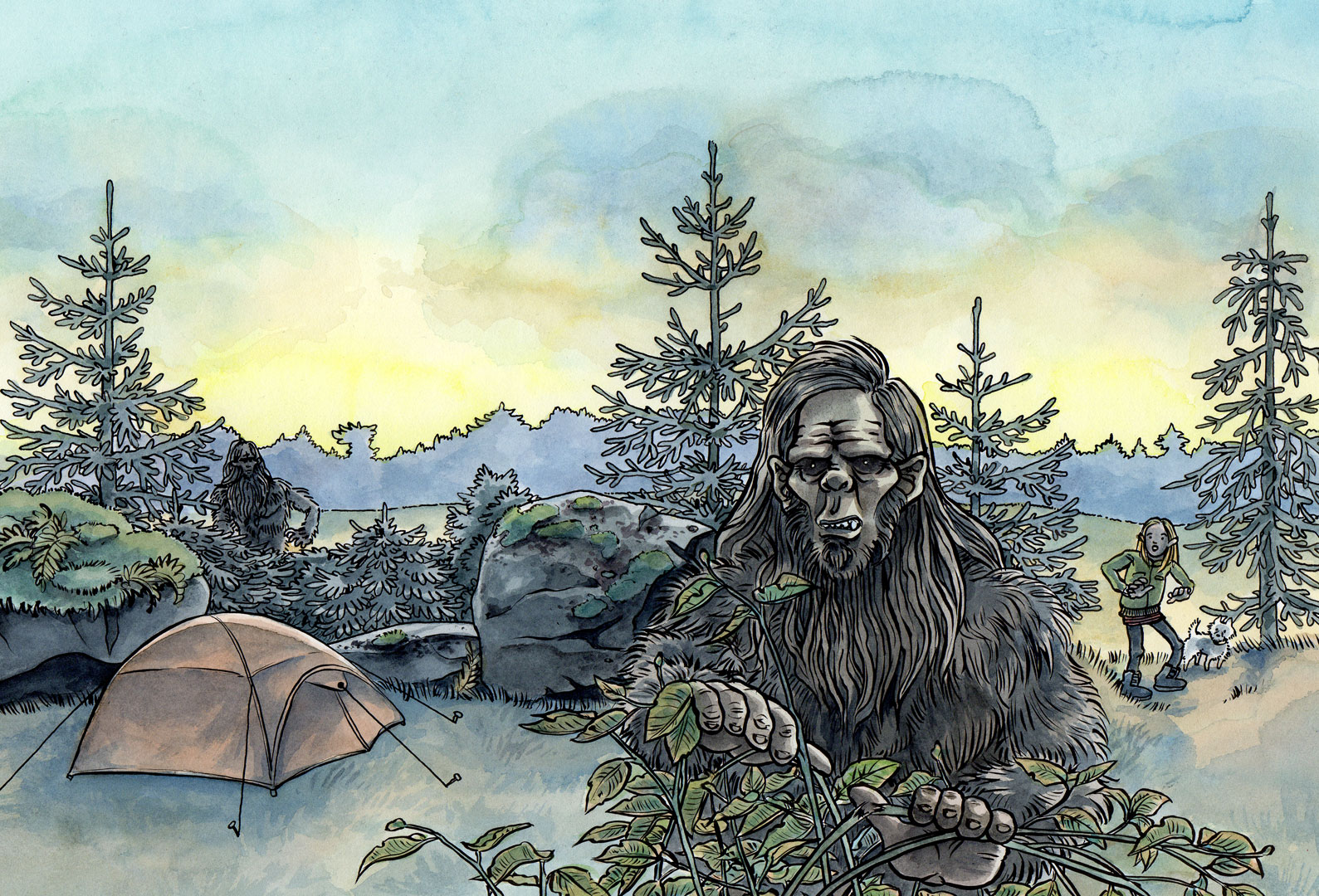 Omslag till "Bigfoot"