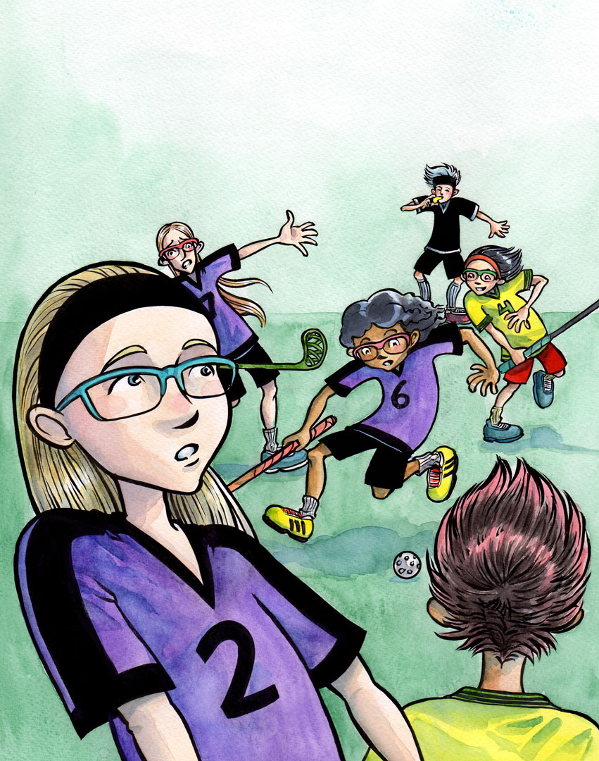 Omslag till "Första matchen".